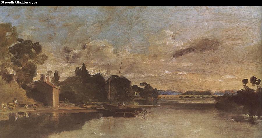 J.M.W. Turner The Thames near Waton Bridges